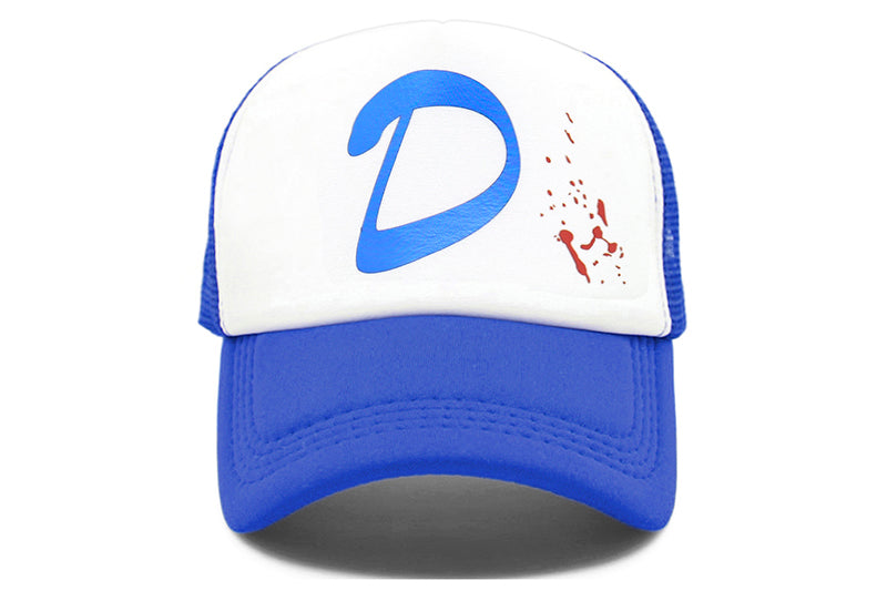 Gorra Estilo Beisbol Snapback Malla con estampado D - Azul