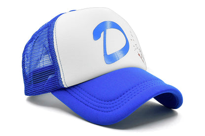 Gorra Estilo Beisbol Snapback Malla con estampado D - Azul