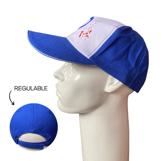 Gorra Estilo Beisbol Snapback Malla con estampado D - Azul