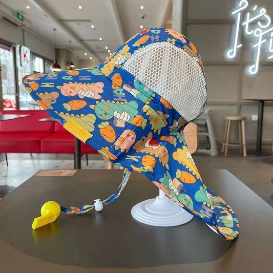 Cubrenuca Legionario  Baby Blue Dino 56cm: Gorro para niños de 4 a 6+ años