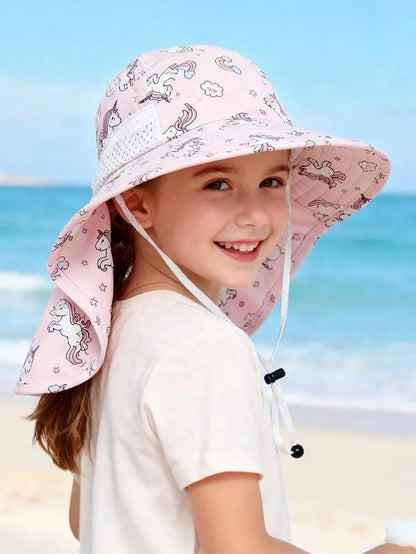 Legionario Baby Rainbow | Gorro Cubrenuca de niñas 5 a 8 años (54 - 56 cm)