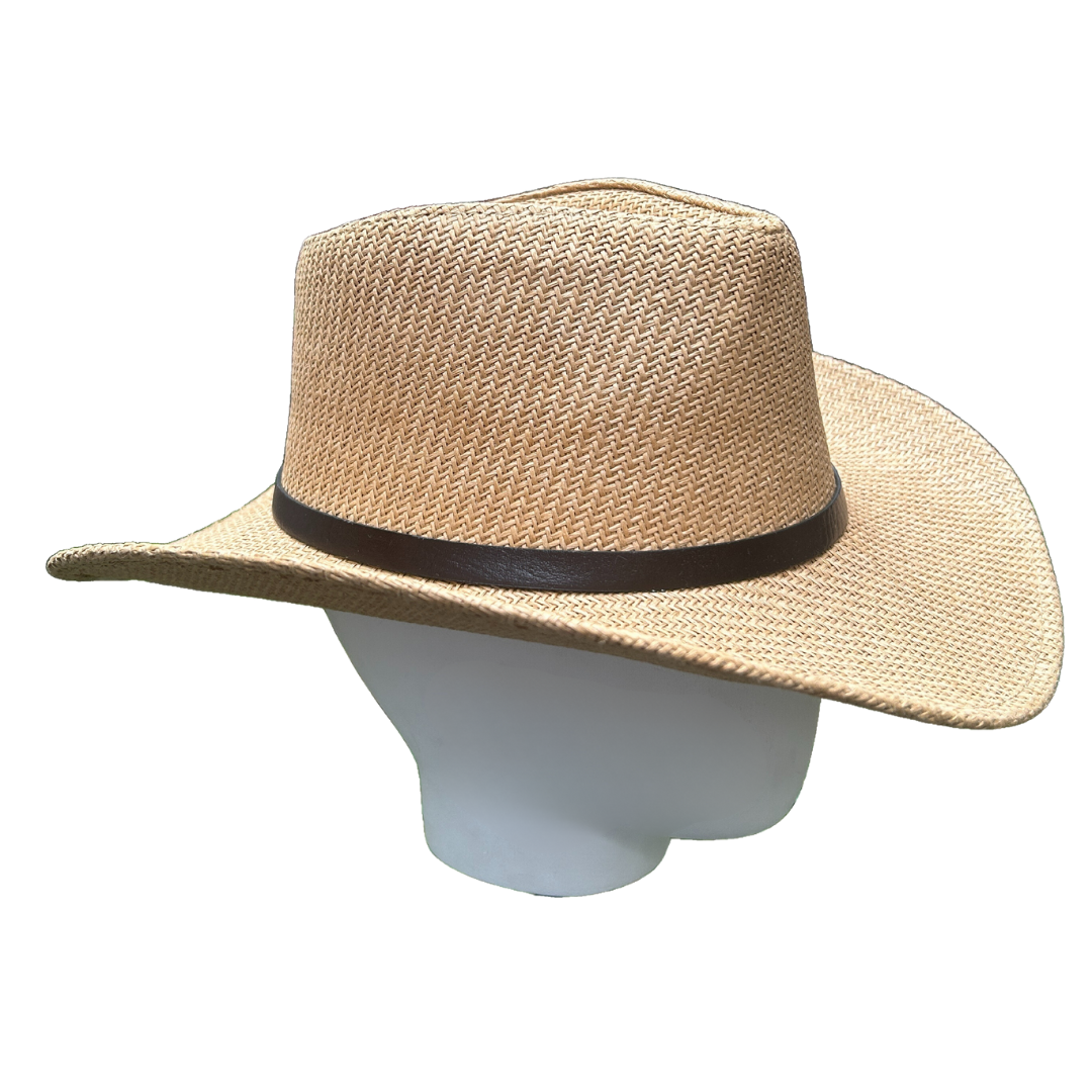 Sombrero Vaquero de Paja Country - Beige