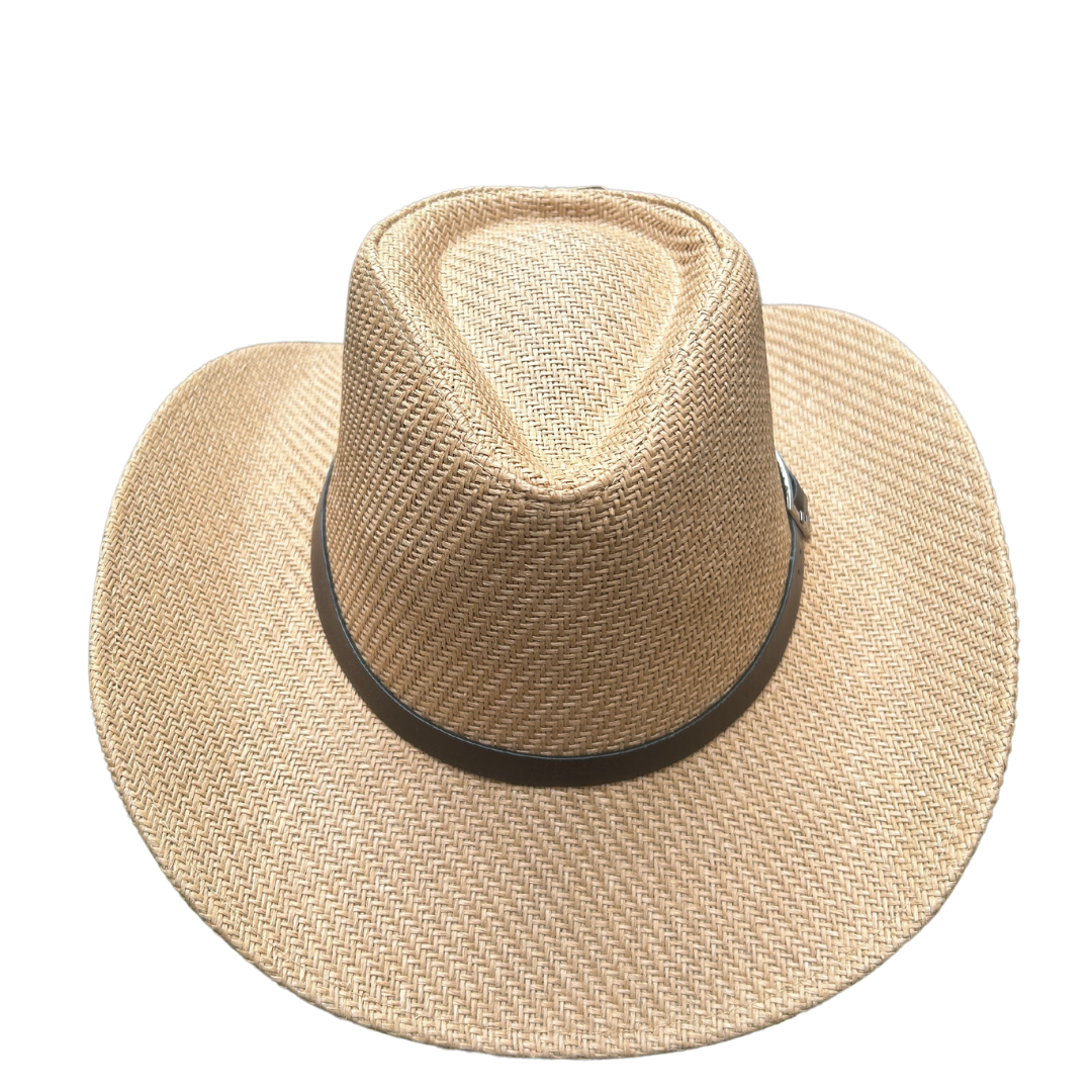 Sombrero Vaquero de Paja Country - Beige