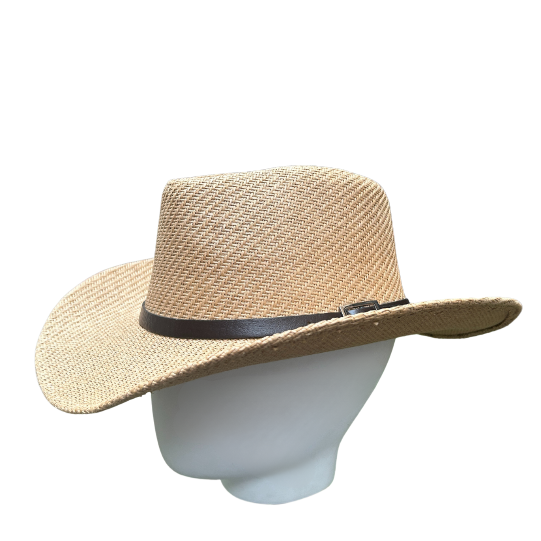 Sombrero Vaquero de Paja Country - Beige