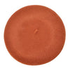 Cargar imagen en el visor de la galería, Boina Francesa de lana para Mujer-Naranja Oscuro - Naranjo / Talla única