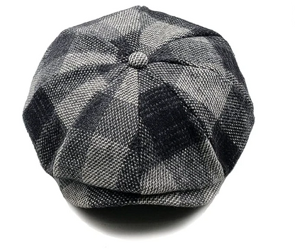 Boina Michael a Cuadros Talla L | Gris