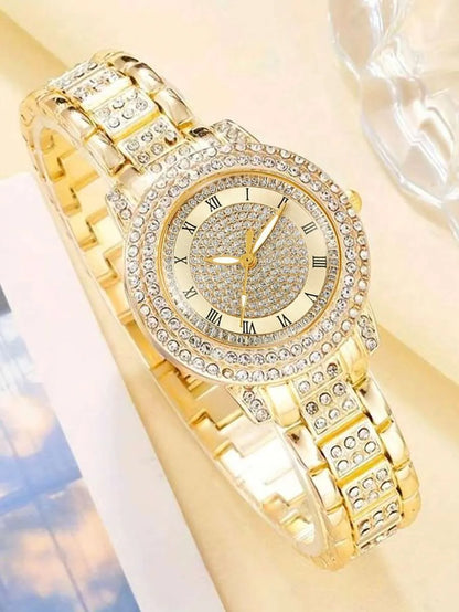 Set de Reloj y Pulsera Briseida - Dorado