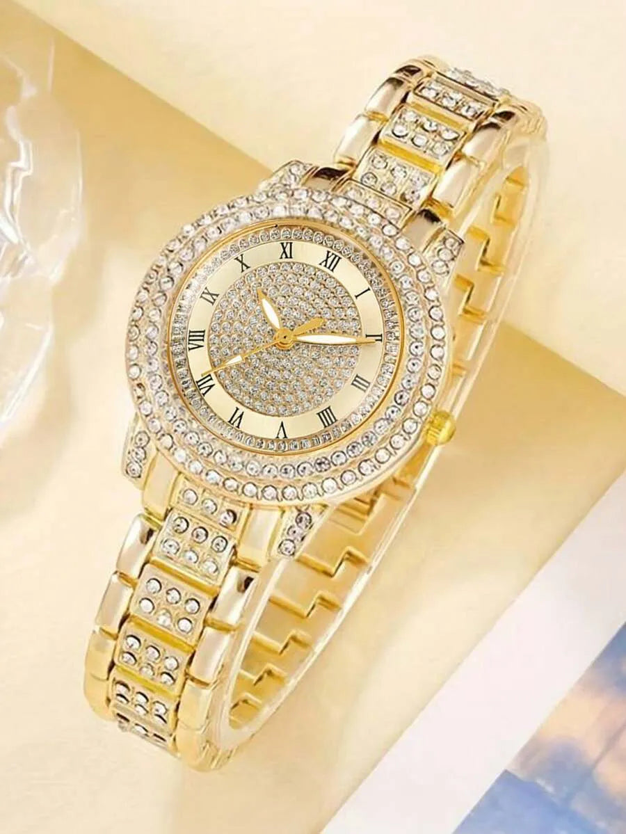 Set de Reloj y Pulsera Briseida - Dorado