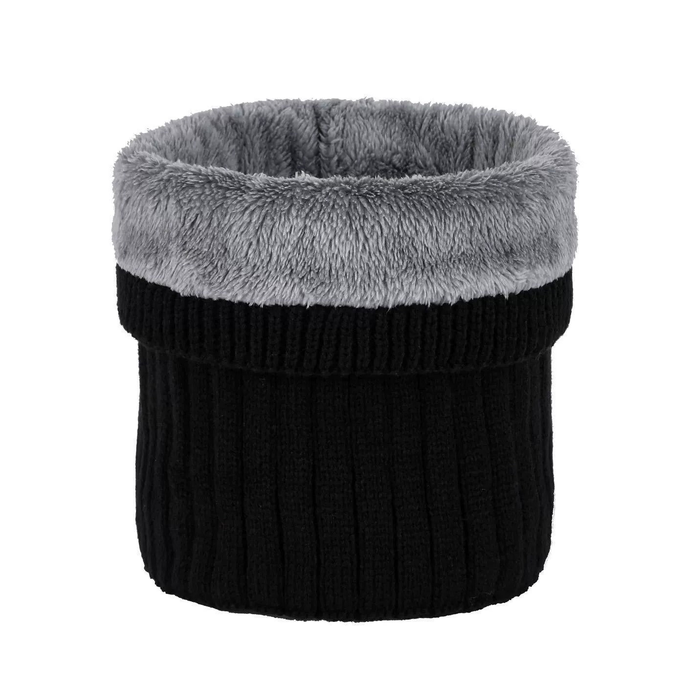 Cuellera Brumlow con interior de peluche | Negro