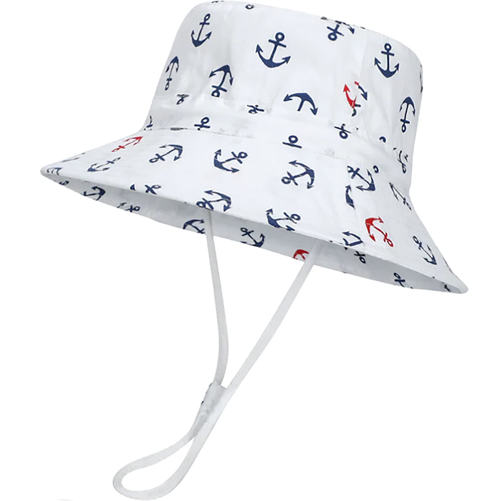 Marinero Blanco - 52cm - Sombrero Bucket Hat Gorro para niño