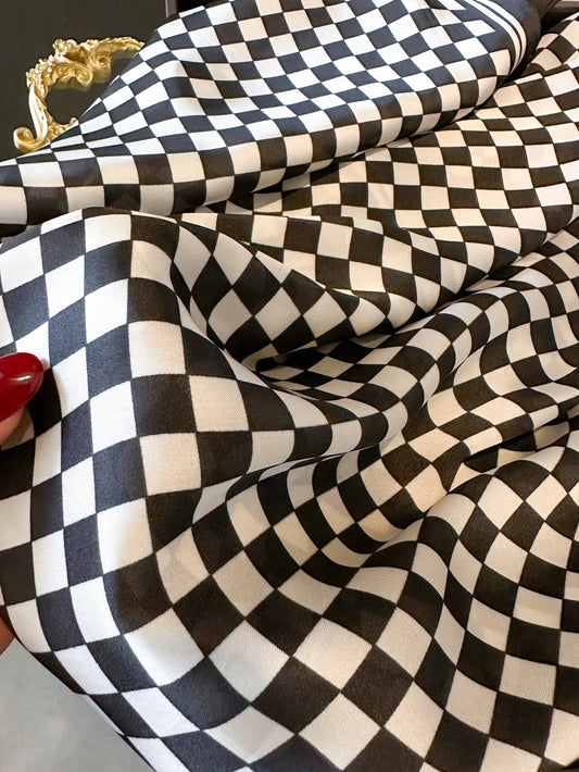 Pañoleta Bandana Pañuelo Chess estampado Ajedrez de 70x70cm