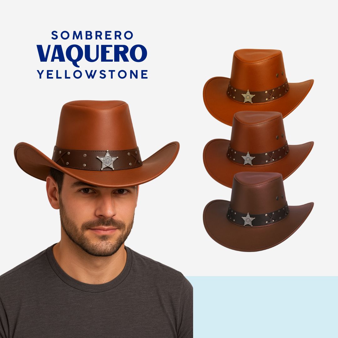 Sombrero Vaquero Yellowstone de Rodeo