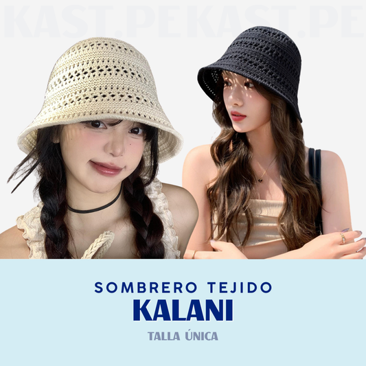 Sombrero Tejido Kalani – Estilo Boho de Verano