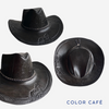 Sombrero Bernardo Vaquero de Cuero con Diseño