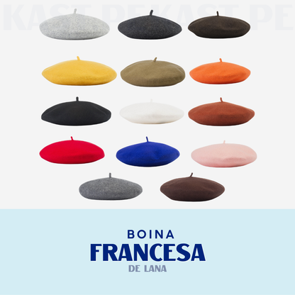 Boina Francesa de Lana para Mujer