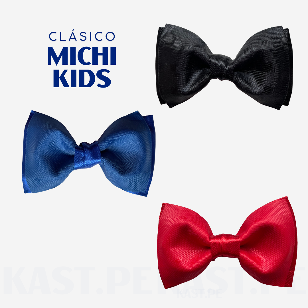 Corbata Michi Clásica para niños con elástico