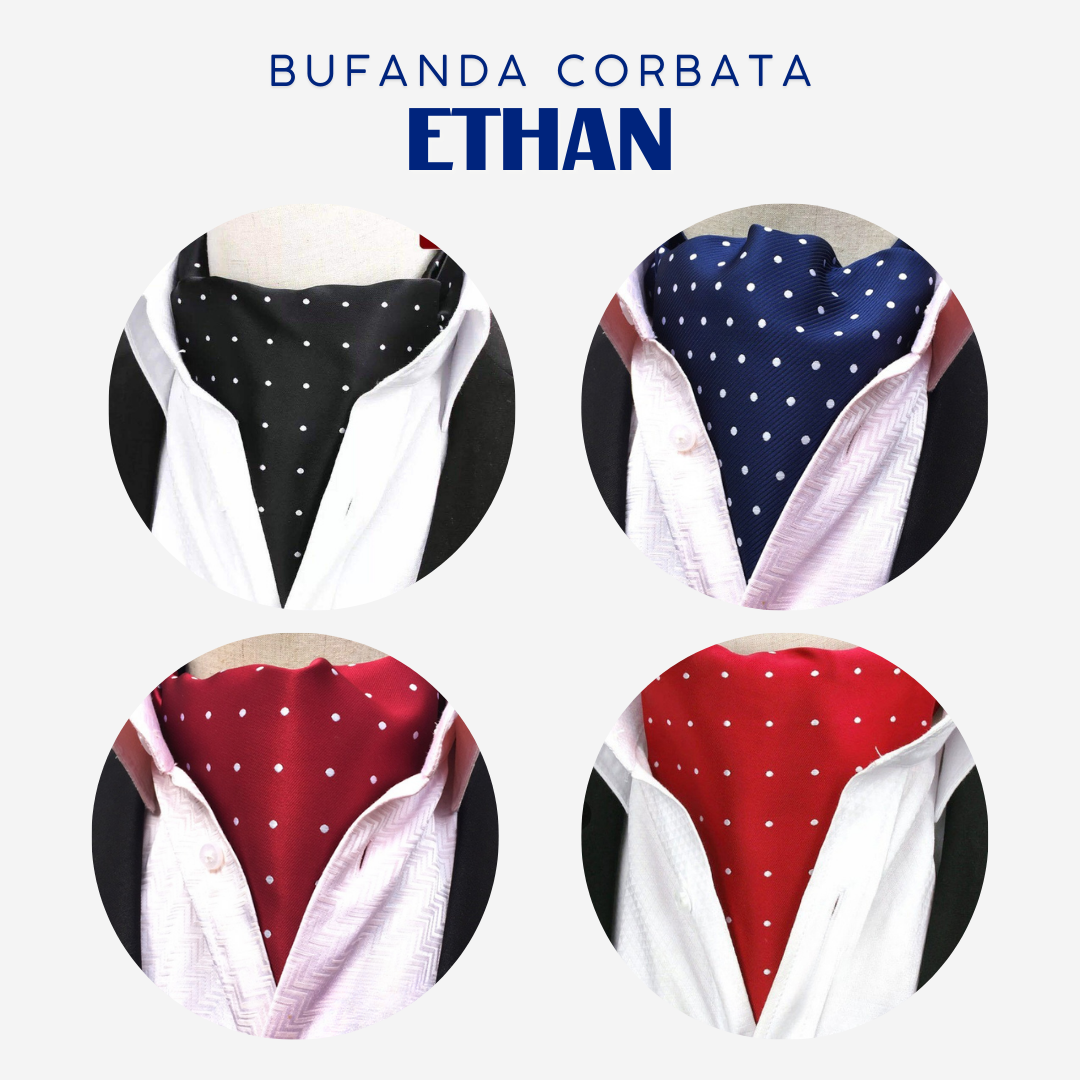 Bufanda Corbata Ethan de seda para hombre