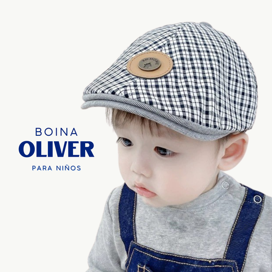 Boina Oliver Cuadros Niños 6-12m (48 cm)