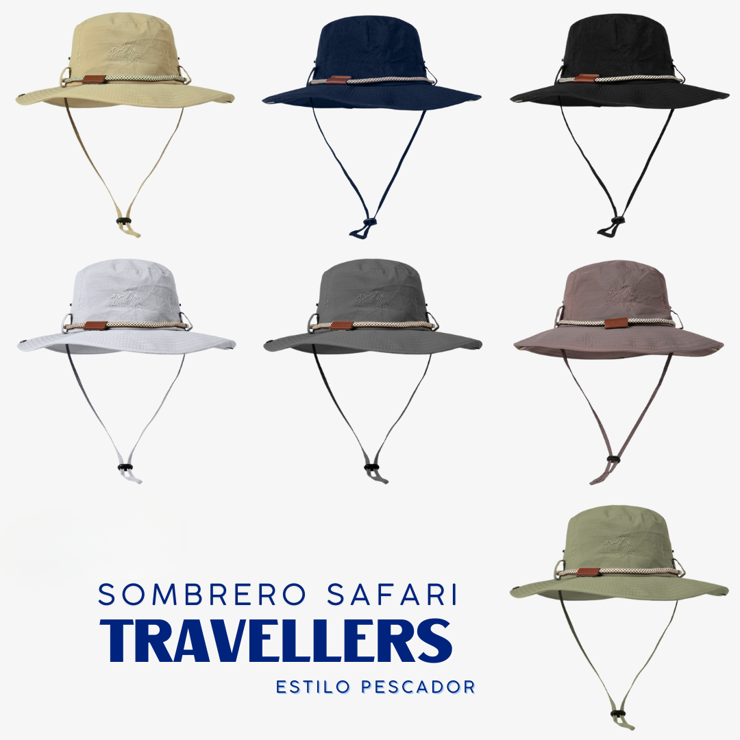 Travellers Cordón Sombrero Safari de pesca