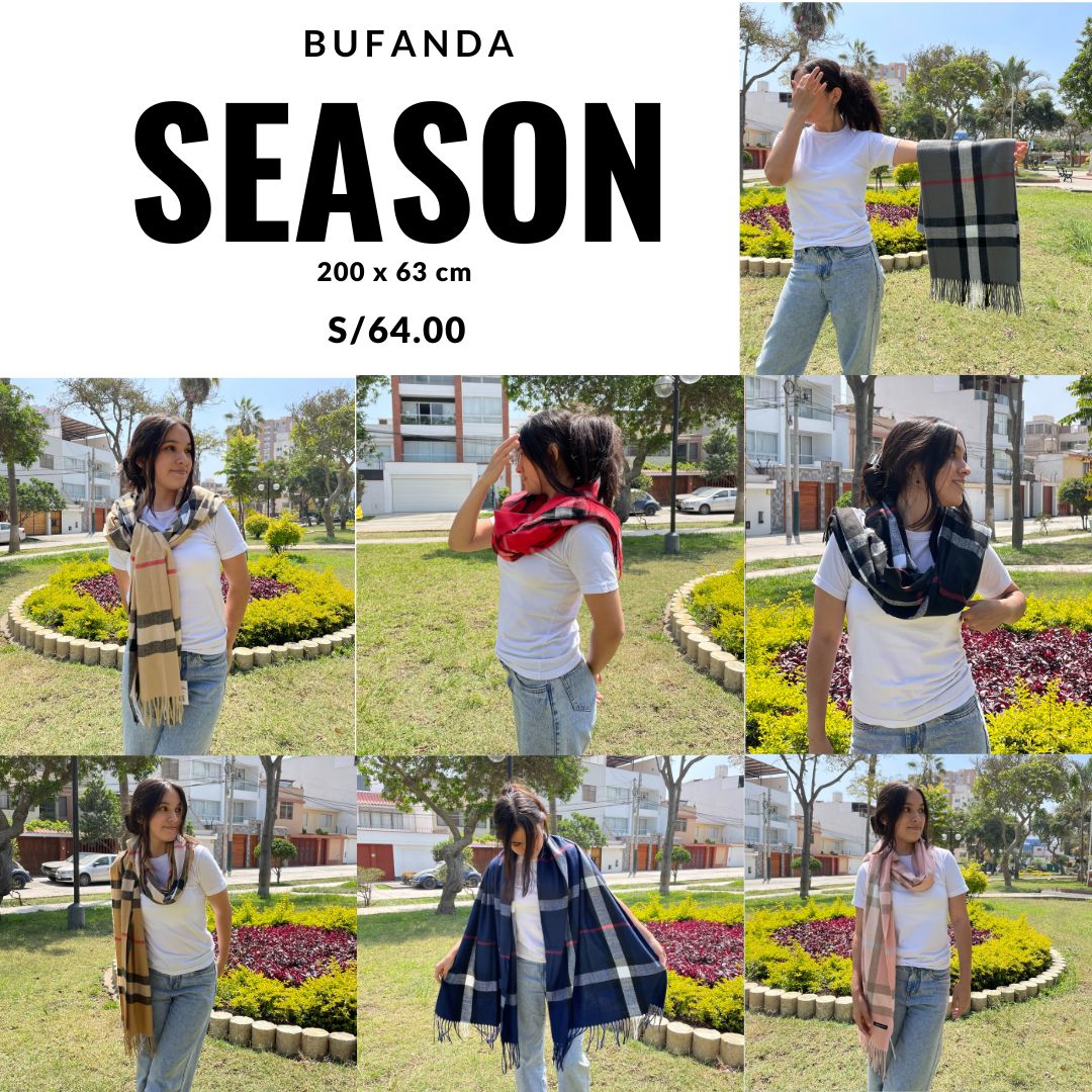 Bufanda Season a Rayas