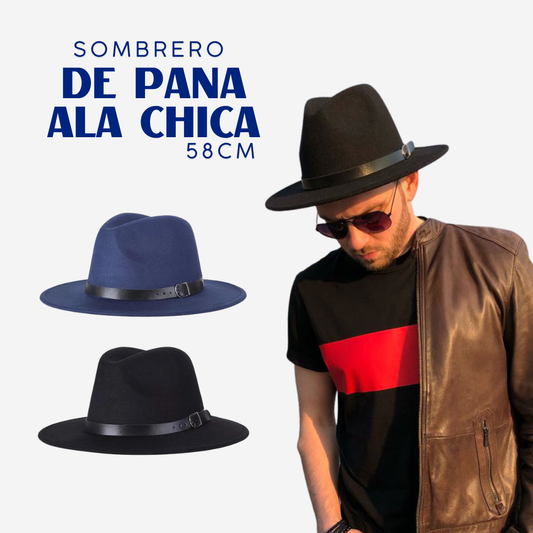 Sombrero Unisex de Pana Ala chica - 58cm