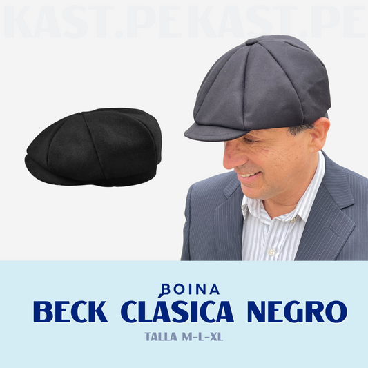 Boina Beck Clasica | Negro