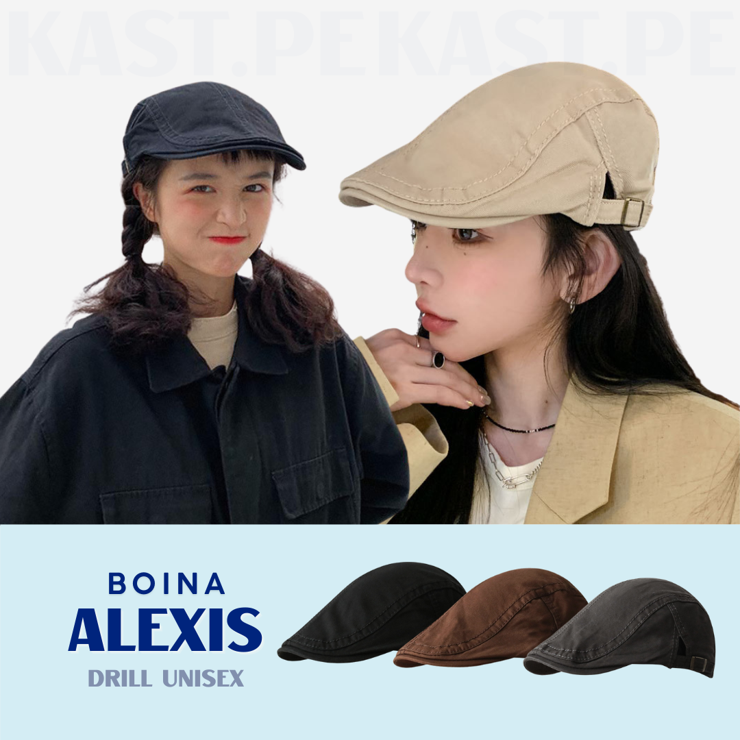 Boina Alexis de drill con Correas Laterales Unisex