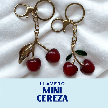 Llavero de Cereza Mini Couture para Bolso