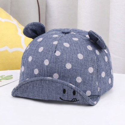 Gorra Estilo Beisbol Snapback Niños Puntillos 48 cm (6–12 meses)