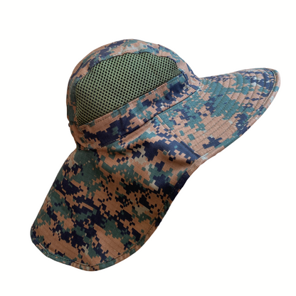 Sombrero Cubrenuca Transpirable Gorro Alta Proteccion Sol