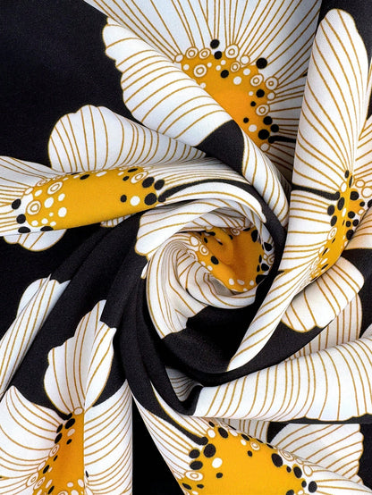 Vestido Cristina de Tirantes Amplio con estampado de flores  – Talla M