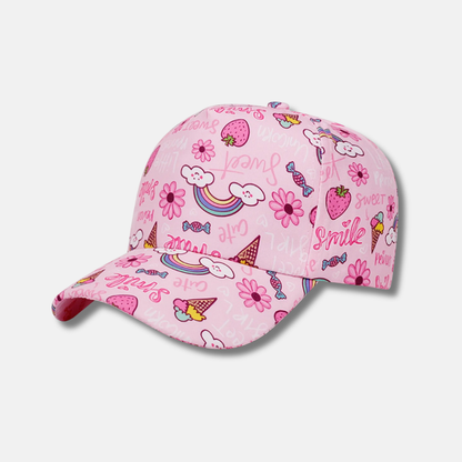 Gorro Snapback Cutie para niñas 3 a 5 años