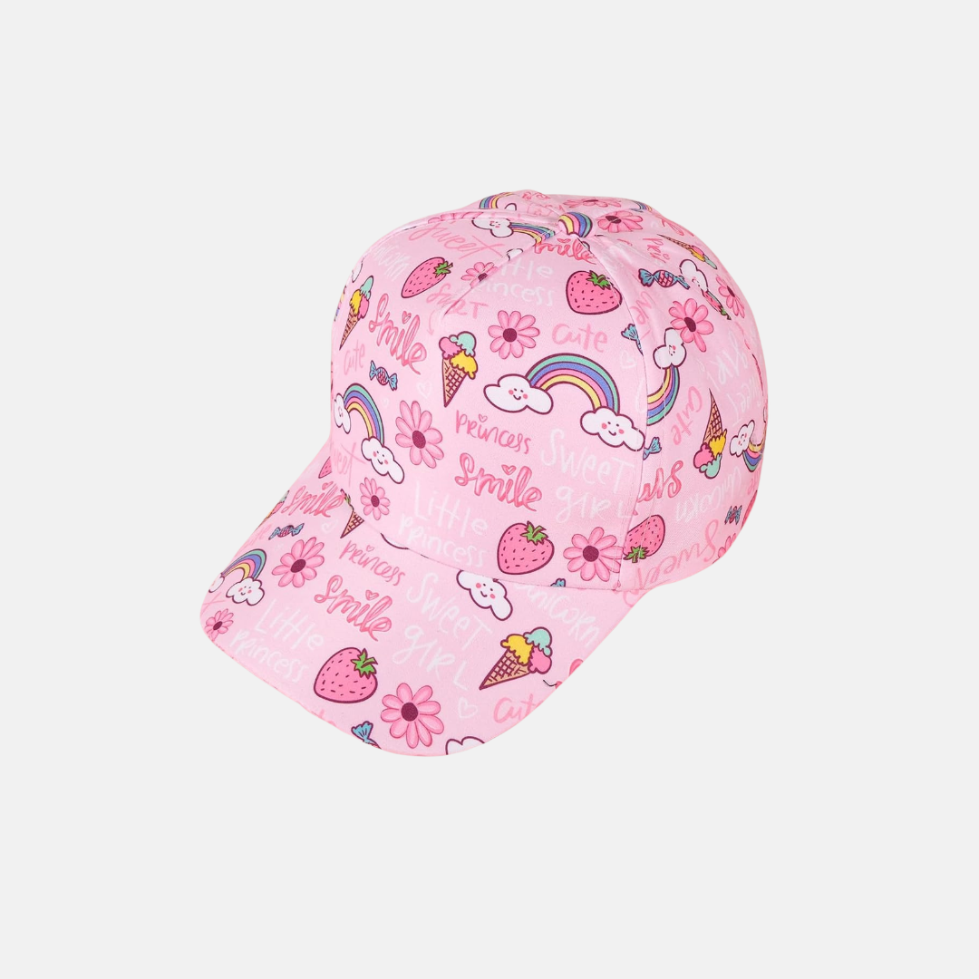 Gorro Snapback Cutie para niñas 3 a 5 años