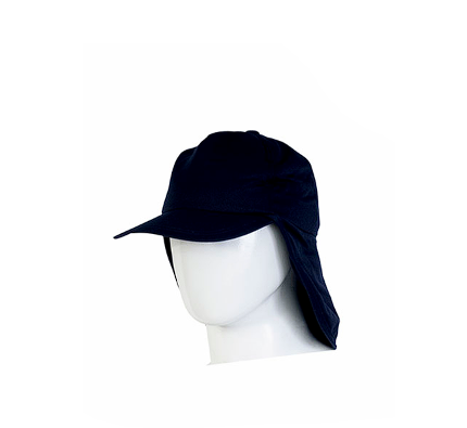 Sombrero Gorra Alta Protección al sol cabeza y orejas - Azul marino