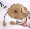 Huishi - sombrero para niños levanta oreja - Khaki - 54cm