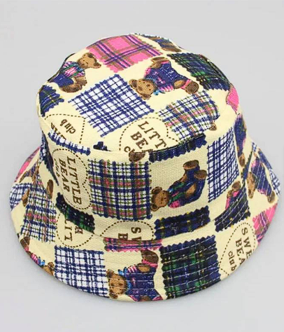 Bucket hat Little Bear 54 cm: Gorro para niña de 4 a 6 años