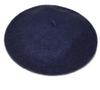 Boina Francesa de lana para Mujer Azul Marino