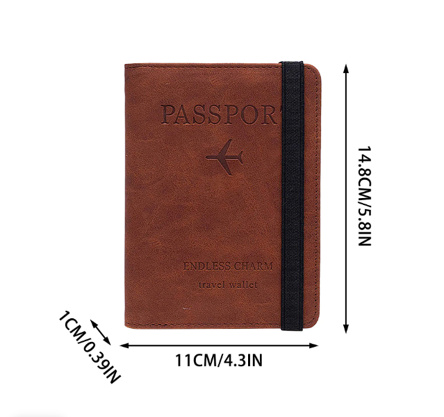 Porta Pasaporte Camel RFID BLOCKING