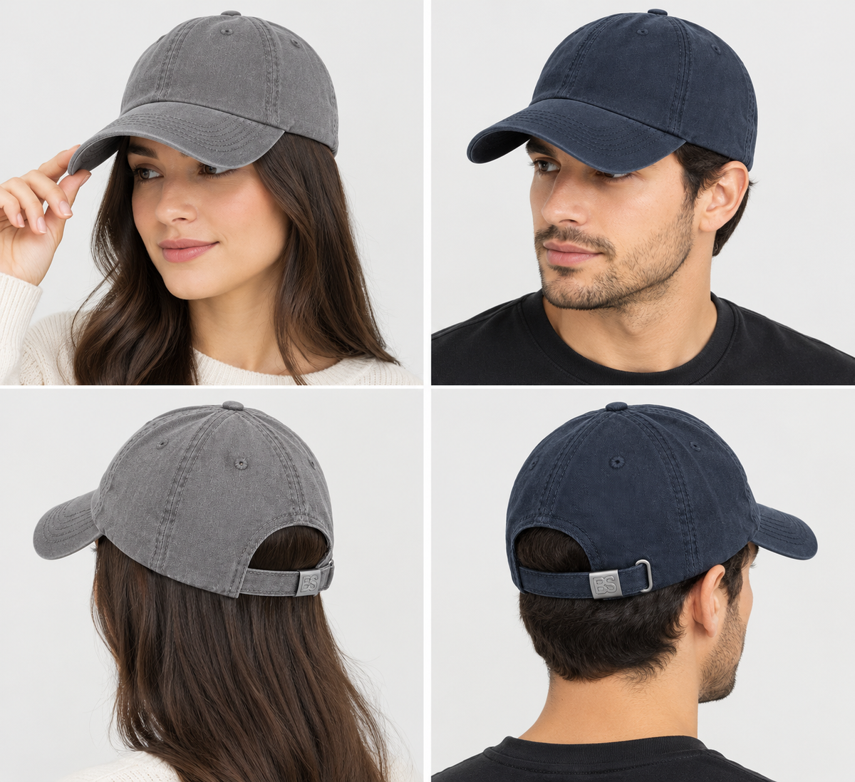 Gorra Tipo Beisbol Tela Lavada Lex Regulable