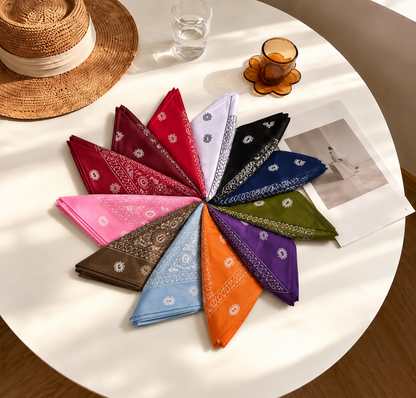 Pañoleta Bandana Pañuelo Clyde de 55x55cm