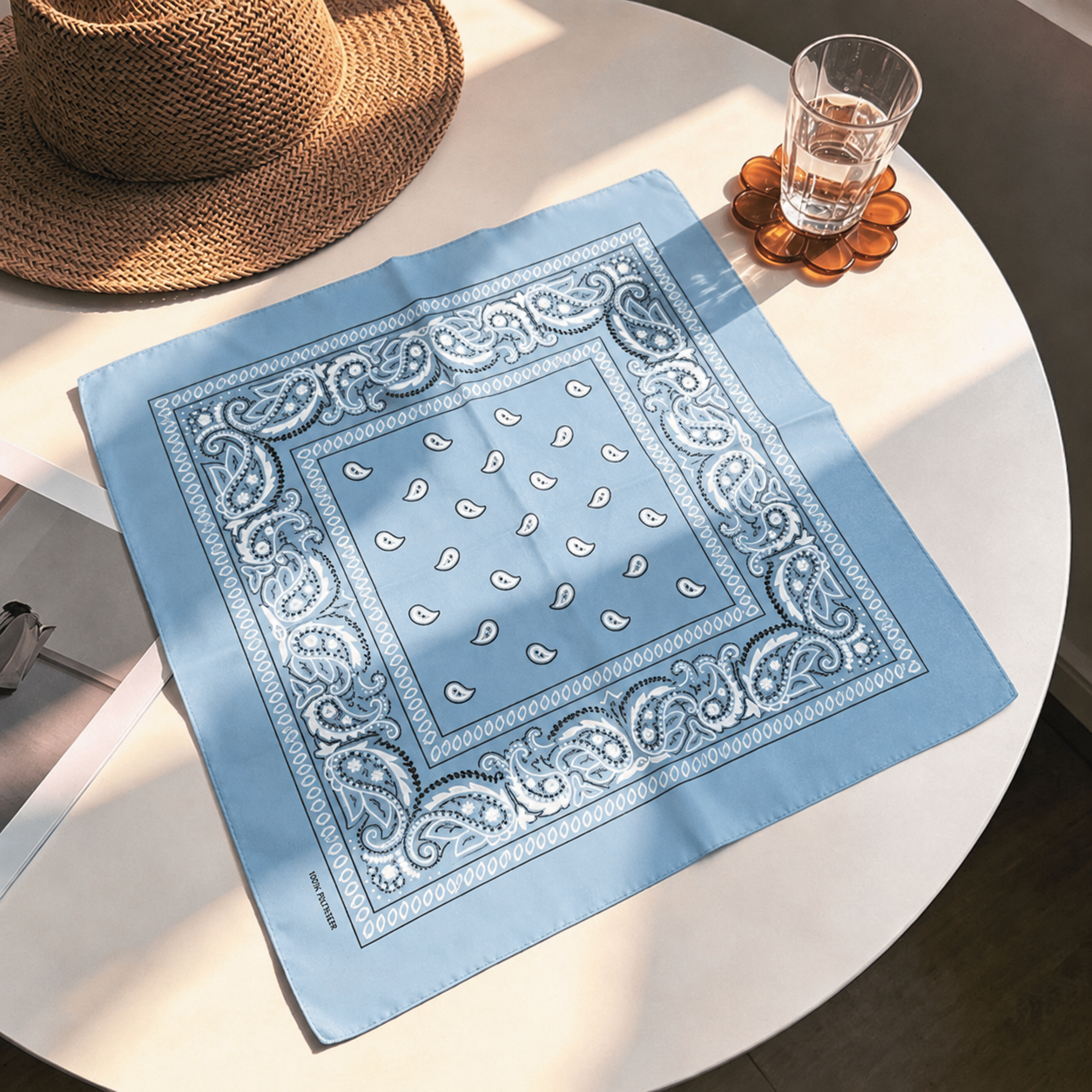 Pañoleta Bandana Pañuelo Clyde de 55x55cm