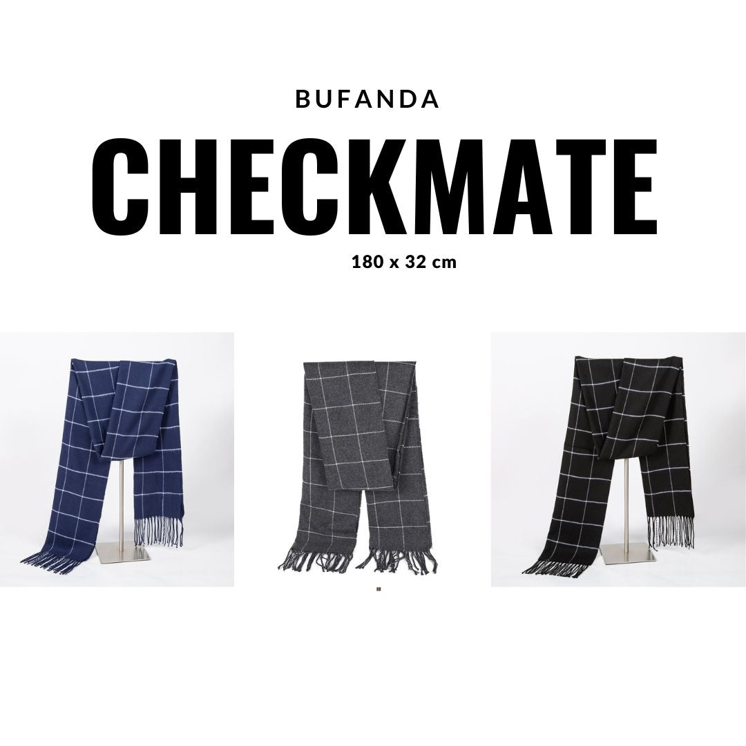 Bufanda Chalina Checkmate Otoño/Invierno unisex