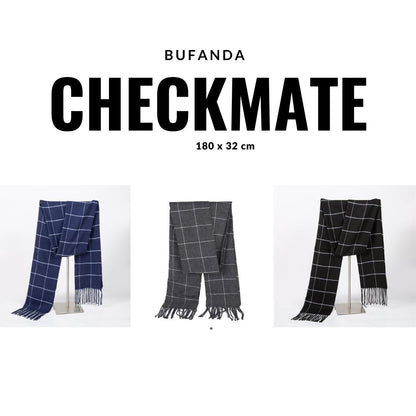 Bufanda Chalina Checkmate Otoño/Invierno unisex