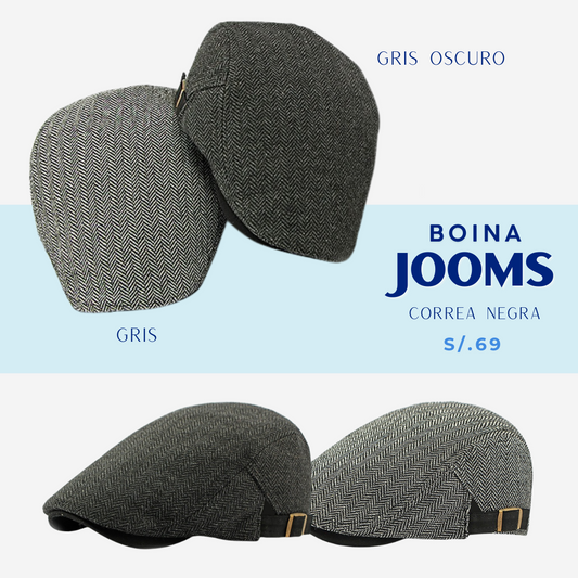 Boina Jooms correa negra unisex
