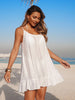 Vestido Danae salida de playa blanco espalda escotada – Talla L