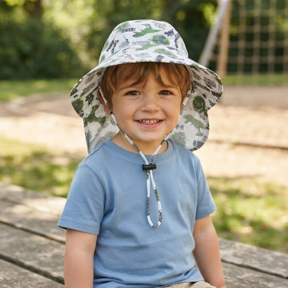 Legionario Dino | Gorro Cubrenuca de niños 6 meses a 3 años 48cm a 52 cm