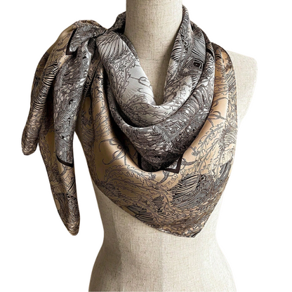 Pañoleta Bandana Pañuelo Bastet de 90x90cm