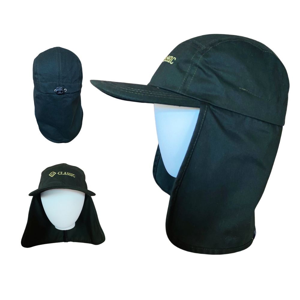 Cubre Nuca Verde Militar - Sombrero Gorro Alta Proteccion Sol