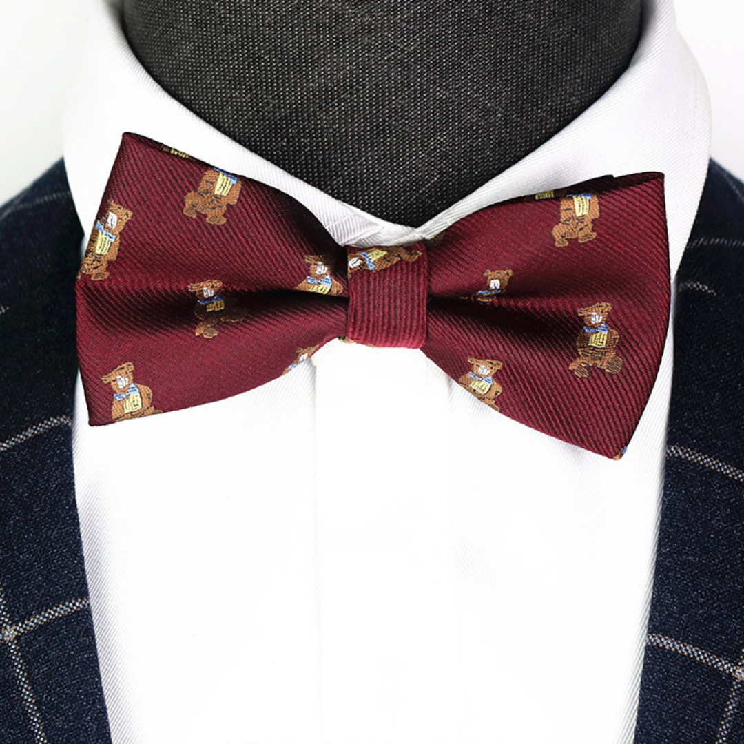 Corbata Elegante Michi Adulto | Teddy Burgundy