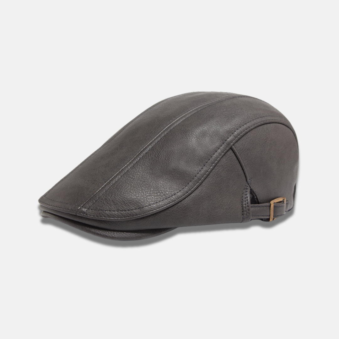 Boina Mister cuero PU con correa regulable